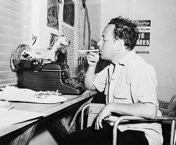 tennessee-williams-searches-for-an-idea-in-his-key-west-studio-in-1957-photograph-bettmanncorbis